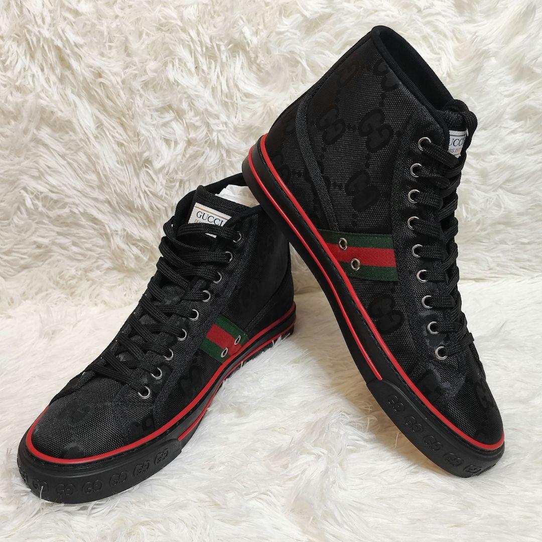 新品 未使用 GUCCI グッチ テニス1977ハイカットスニーカー 9 28
