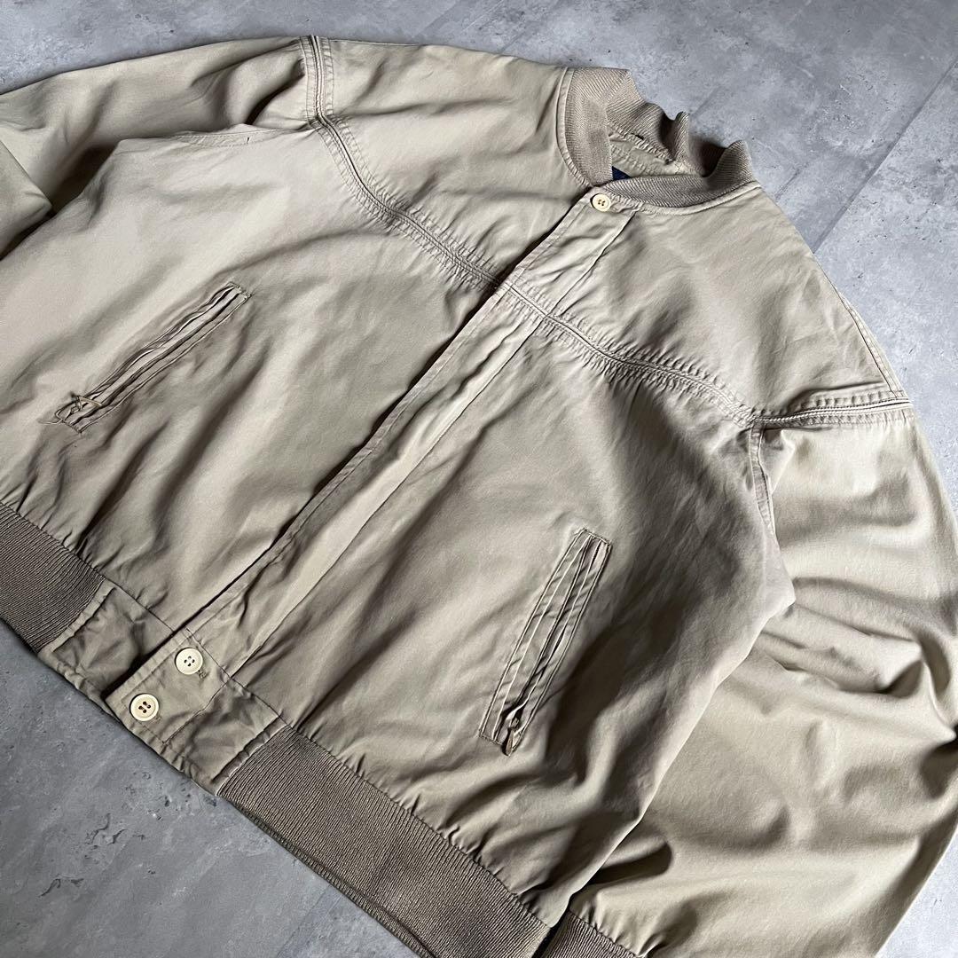 【90s vintage】ダービージャケット　ブルゾン　短丈　クウェート製　古着