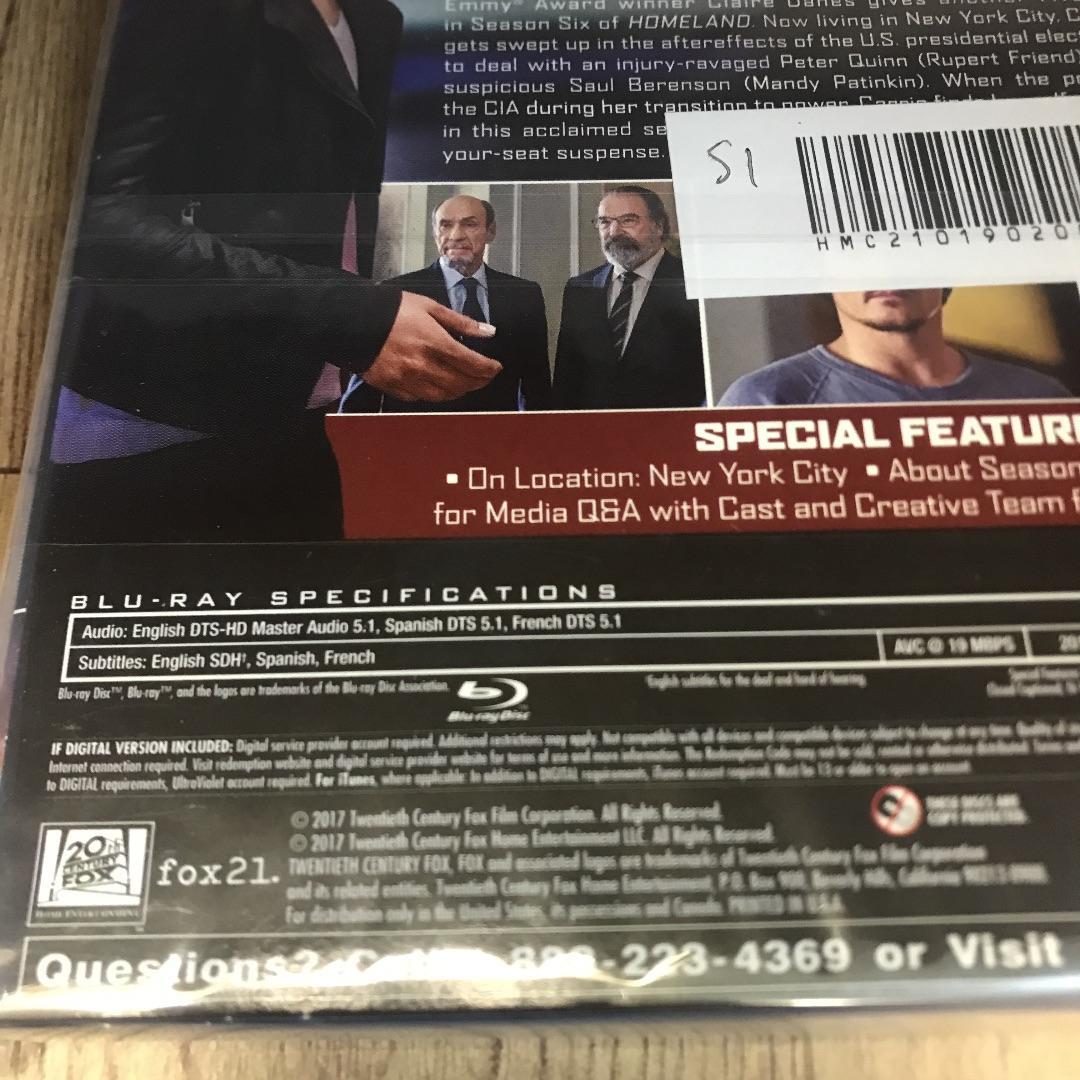 ゆ139　Homeland: Season 6　[Blu-ray]