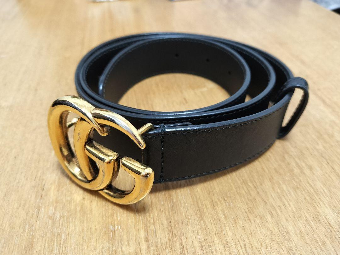 GUCCI ダブルGバックルベルト2cm