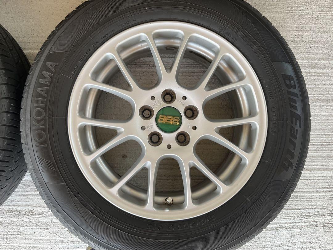 BBS ホイール グリーン　15インチ タイヤホイルセット