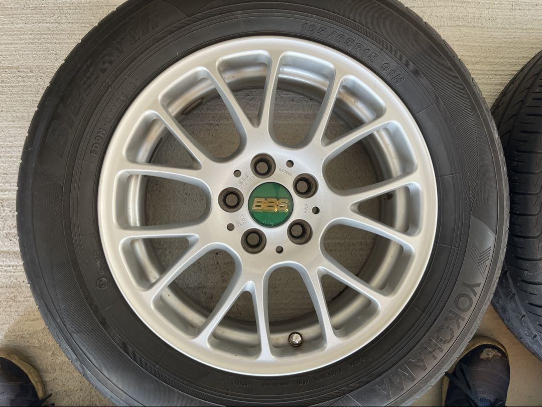 BBS ホイール グリーン　15インチ タイヤホイルセット