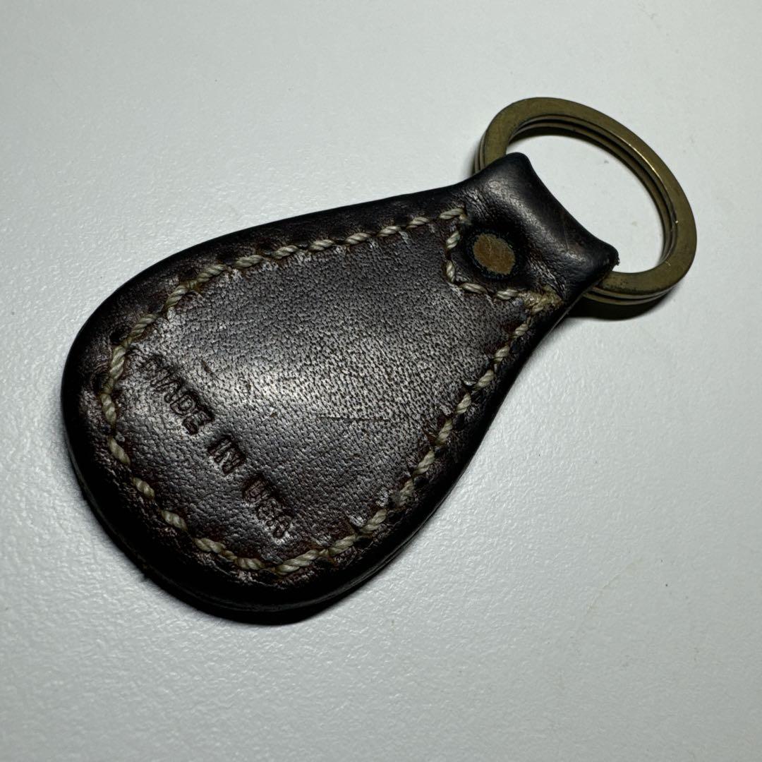 ダブルアールエル　アメリカ製　レザー　キーホルダー