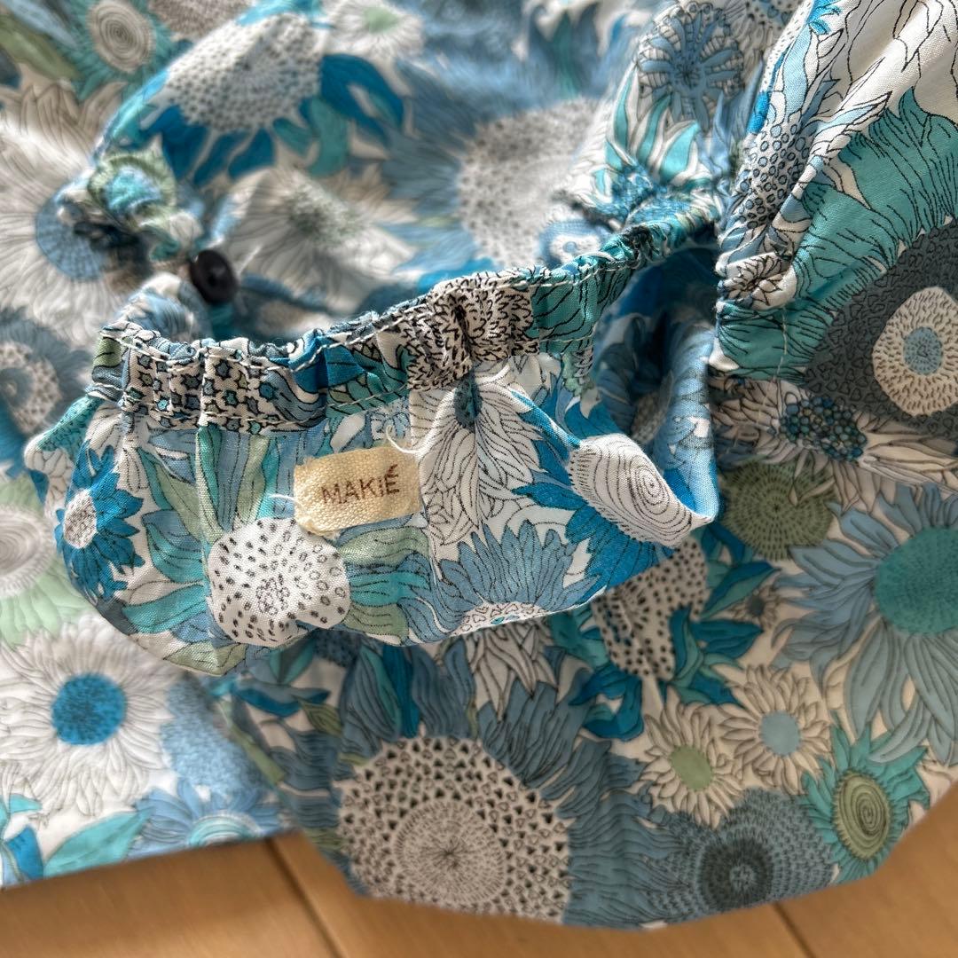 MAKIE ワンピース MAKIE（マキエ）ワンピース（その他） 黄 サイズ:120(7T-8T) キッズ