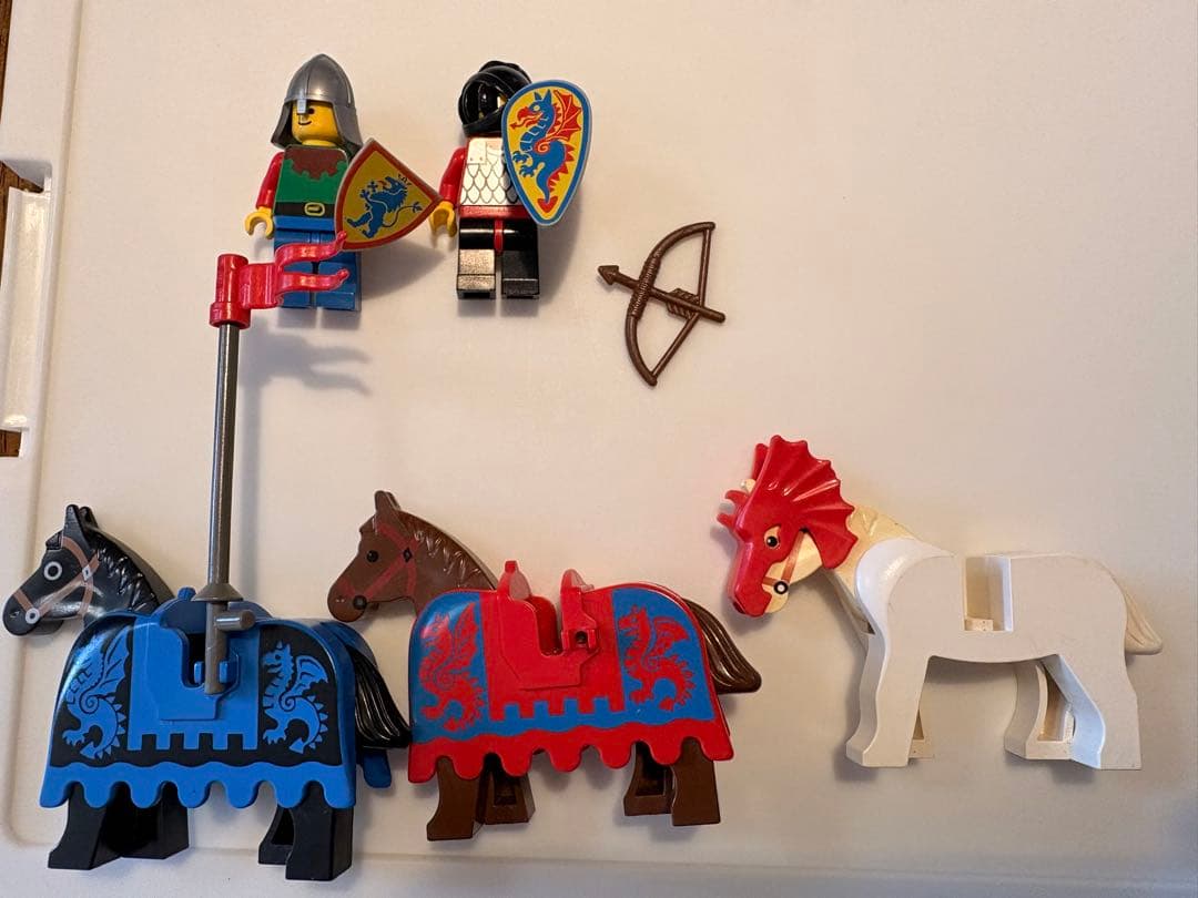 LEGO 騎士と馬のセットやや傷や汚れあり