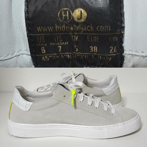 HIDE&JACK ハイドアンドジャック スエード スニーカー 38 24.5㎝ 期間