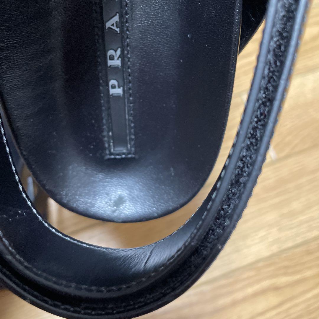 プラダ ロゴ 美品 CEqZ7-m53249566517 メンズ サンダル 高品質格安