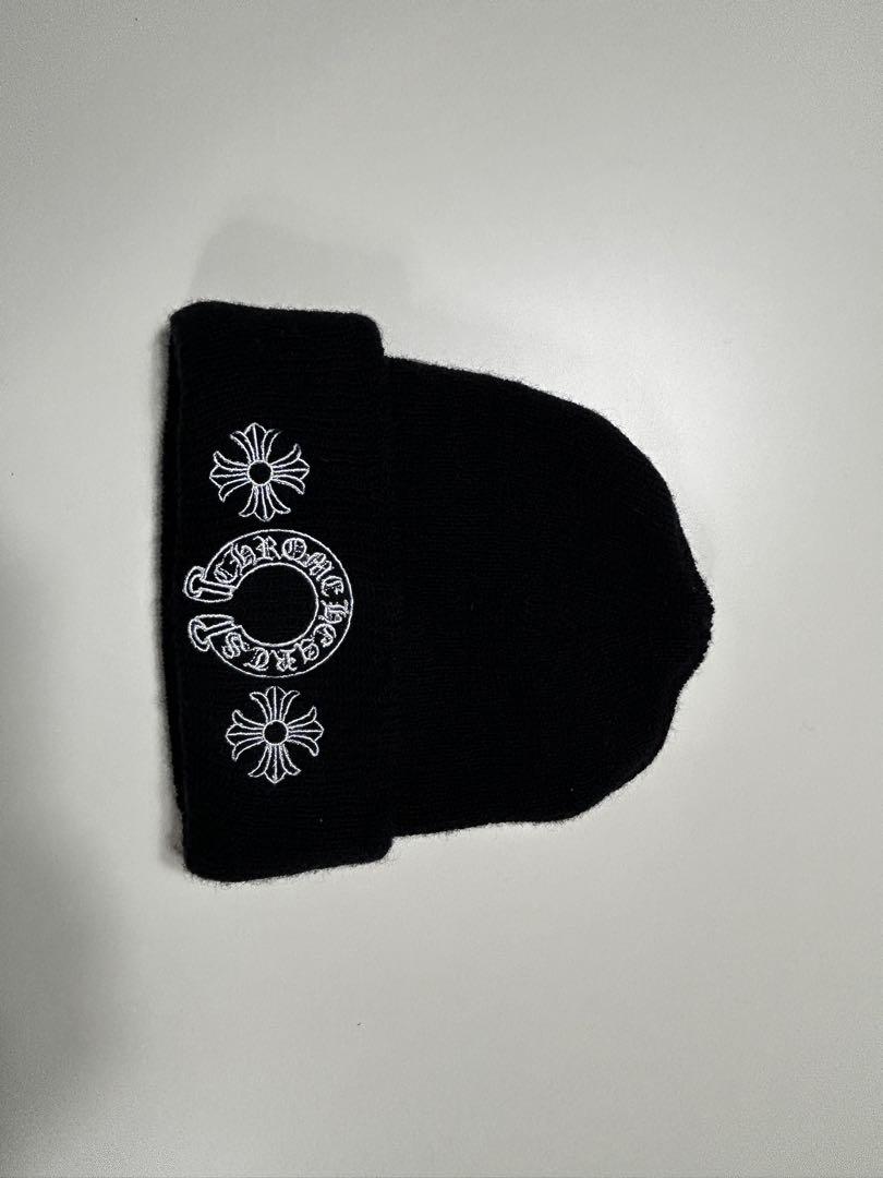 CHROME HEARTS 黒 ニット帽