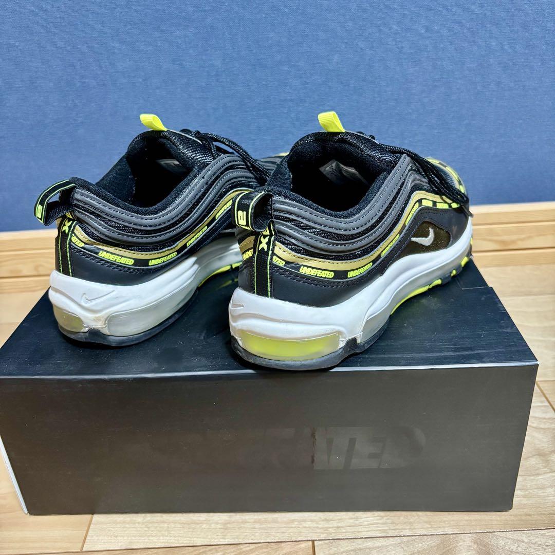 UNDEFEATED Nike Air Max 97 ブラック/イエロー - メルカリ