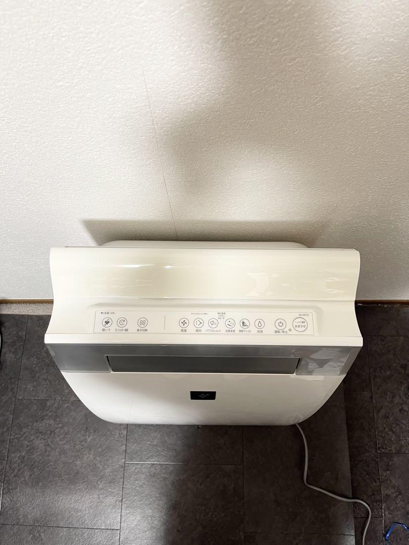 シャープ　加湿空気清浄機　KI-HX75-W SHARP 空気清浄機　加湿　白