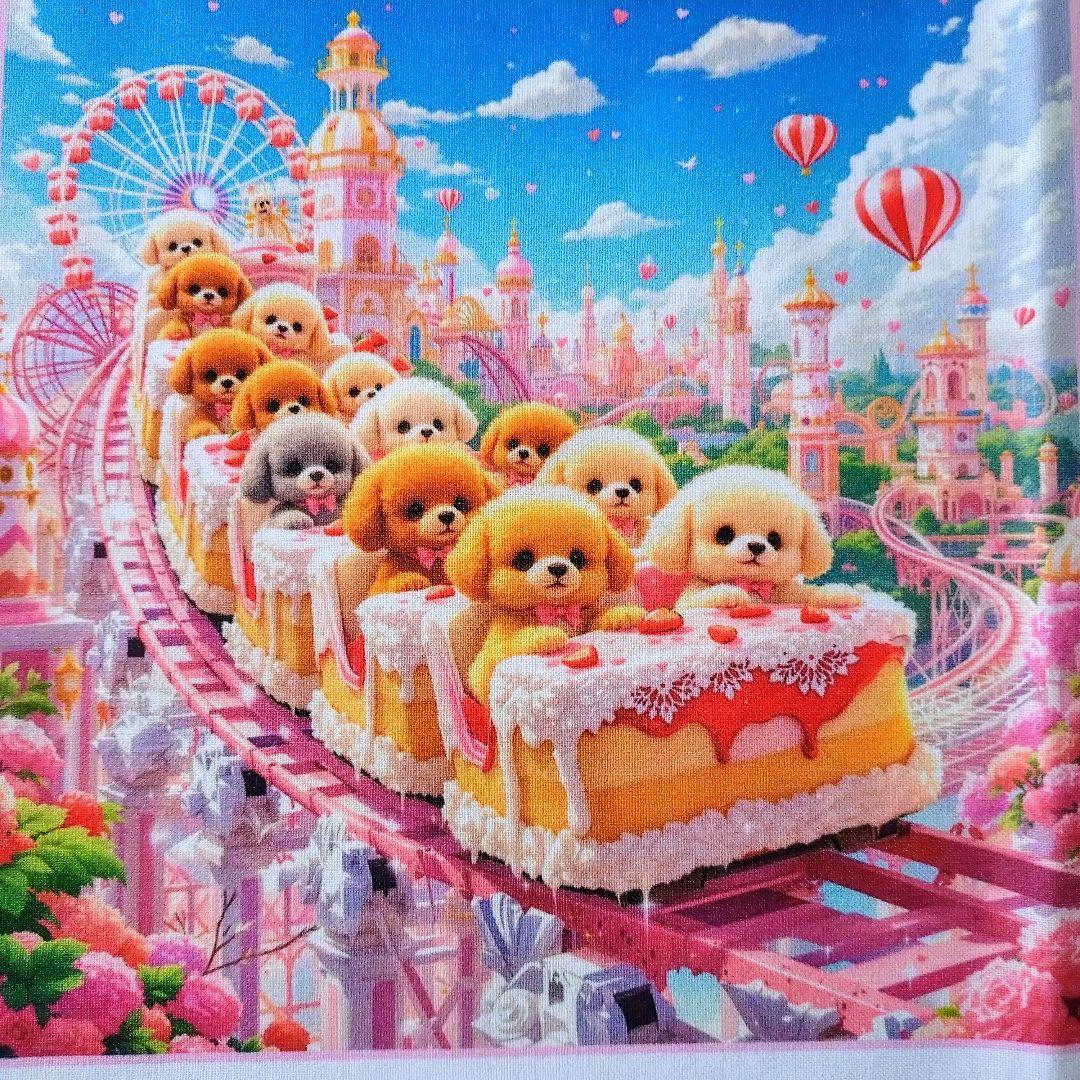 レア☆アトラクション☆トイプードル／ダックスパネル生地／オーダー／パネルのみも可