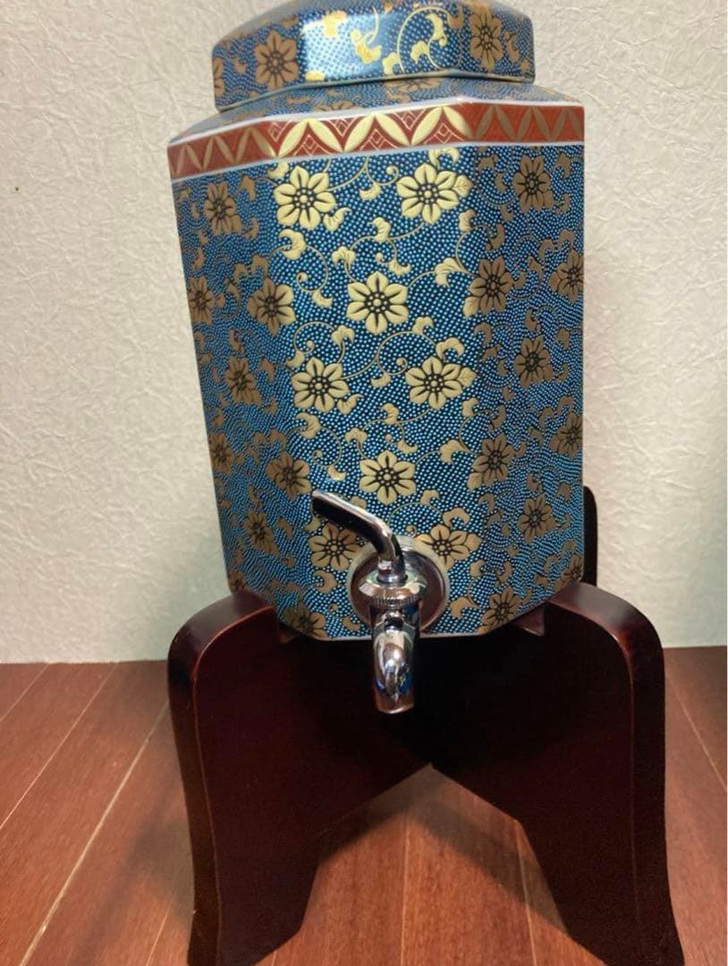 九谷焼 焼酎サーバー グラス新品、♥