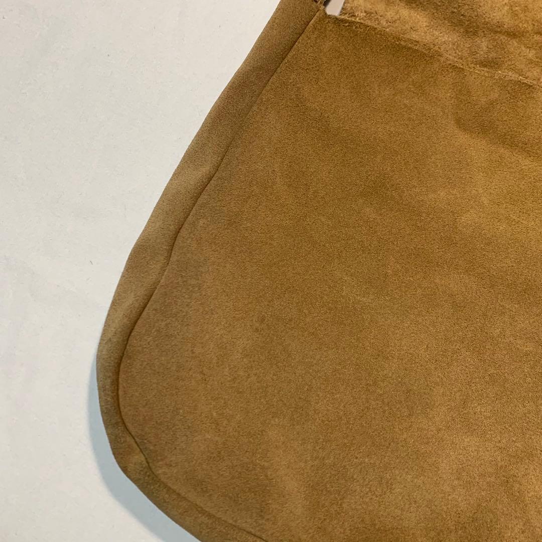 fringe design suede leather bag