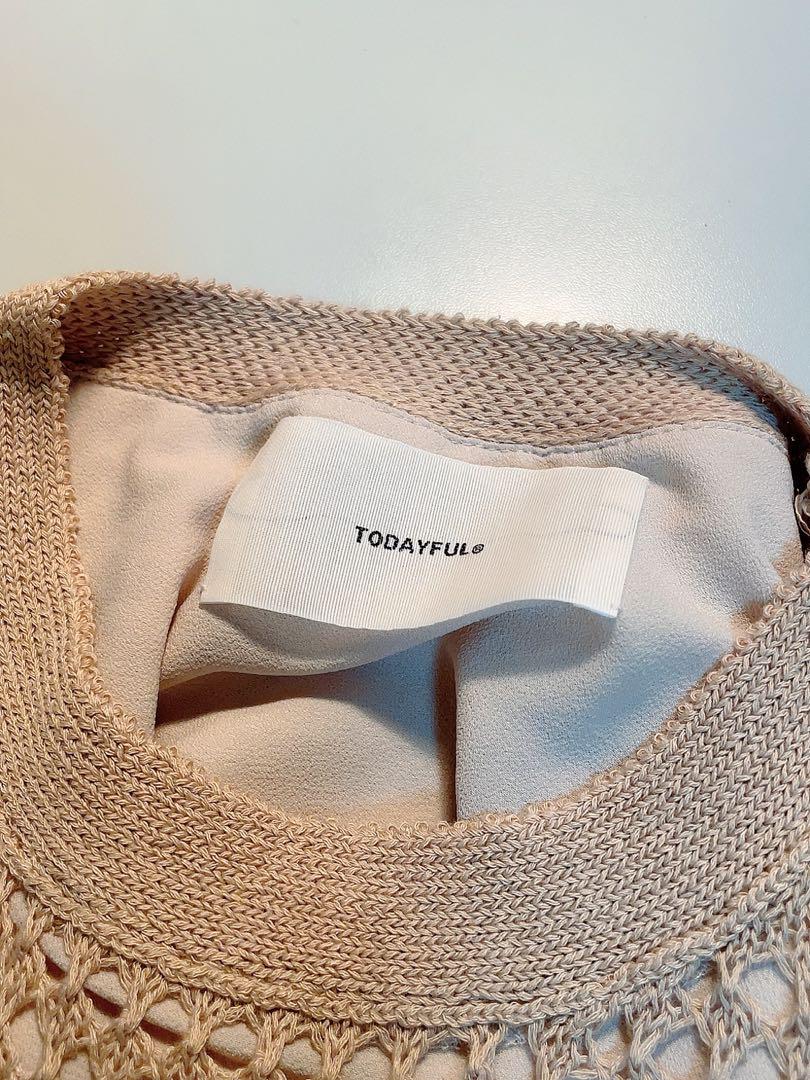 【TODAYFUL】トゥデイフル Mesh Knit Dress メッシュニット