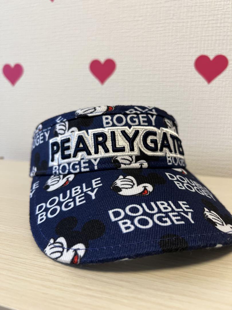 PEARLY GATES ミッキーマウス柄キャップ