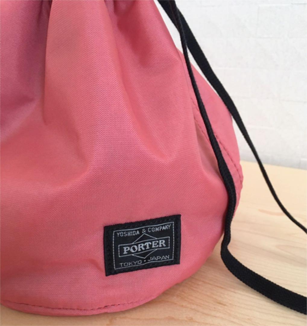 NEXUS7×PORTER 巾着バッグ バラ染め ピンク - メルカリ