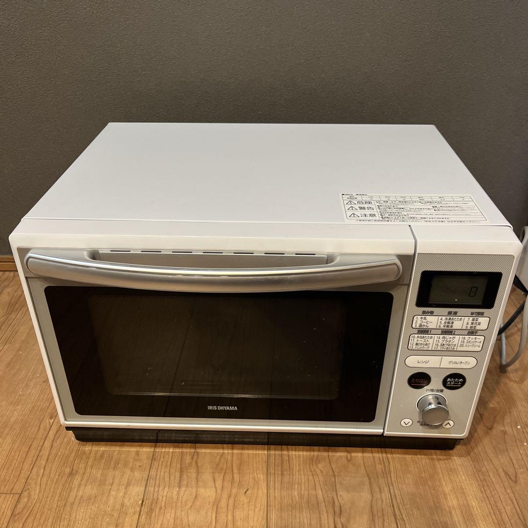 【21年製】アイリスオーヤマ スチームオーブンレンジ ホワイト MO-F2402