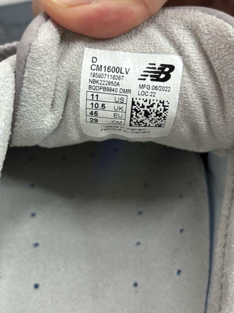 ニューバランス CM1600LV ネイビー 29cm