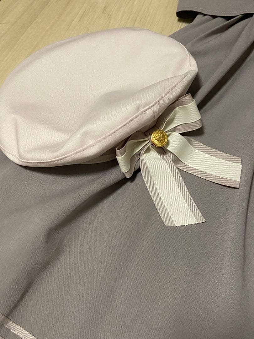 Amavel セーラーワンピース ベレー帽 セット Amavel セーラーワンピース ベレー帽 セット