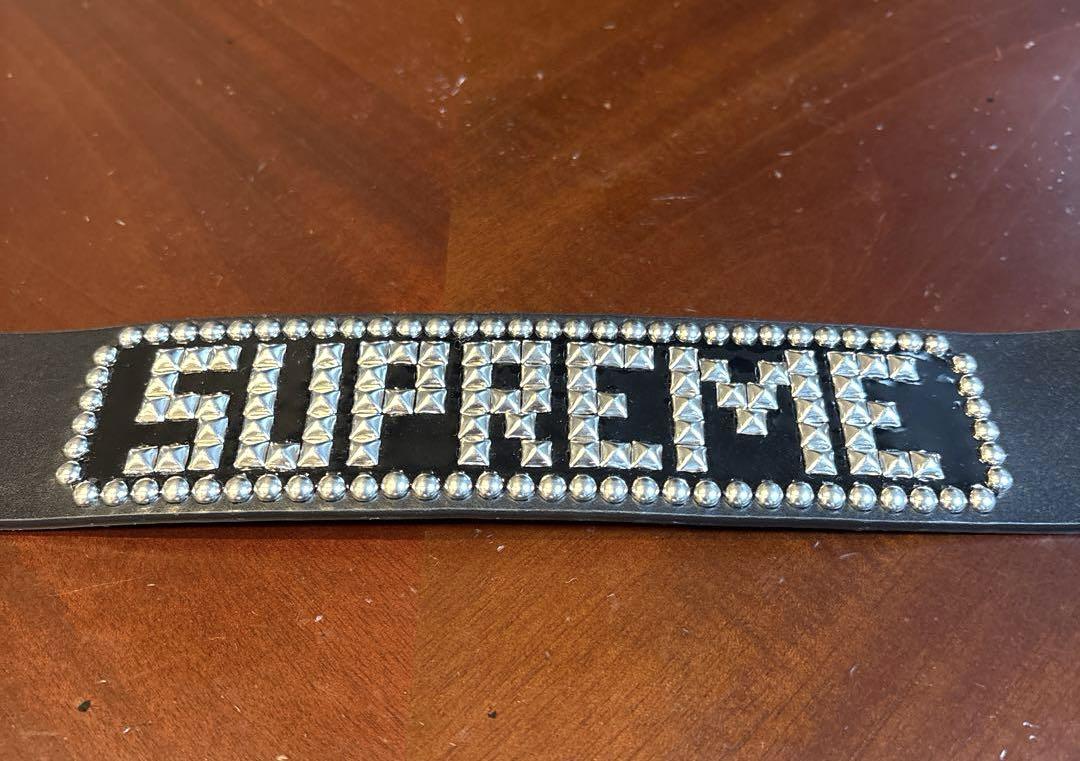 Supreme HTC Studded Belt 黒 XL