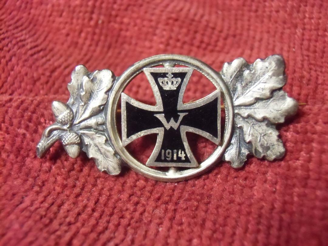 W帝政ドイツ軍/プロイセン王国*金/銀製1914鉄十字勲章1級 W帝政ドイツ軍/プロイセン王国*金/銀製1914鉄十字勲章1級