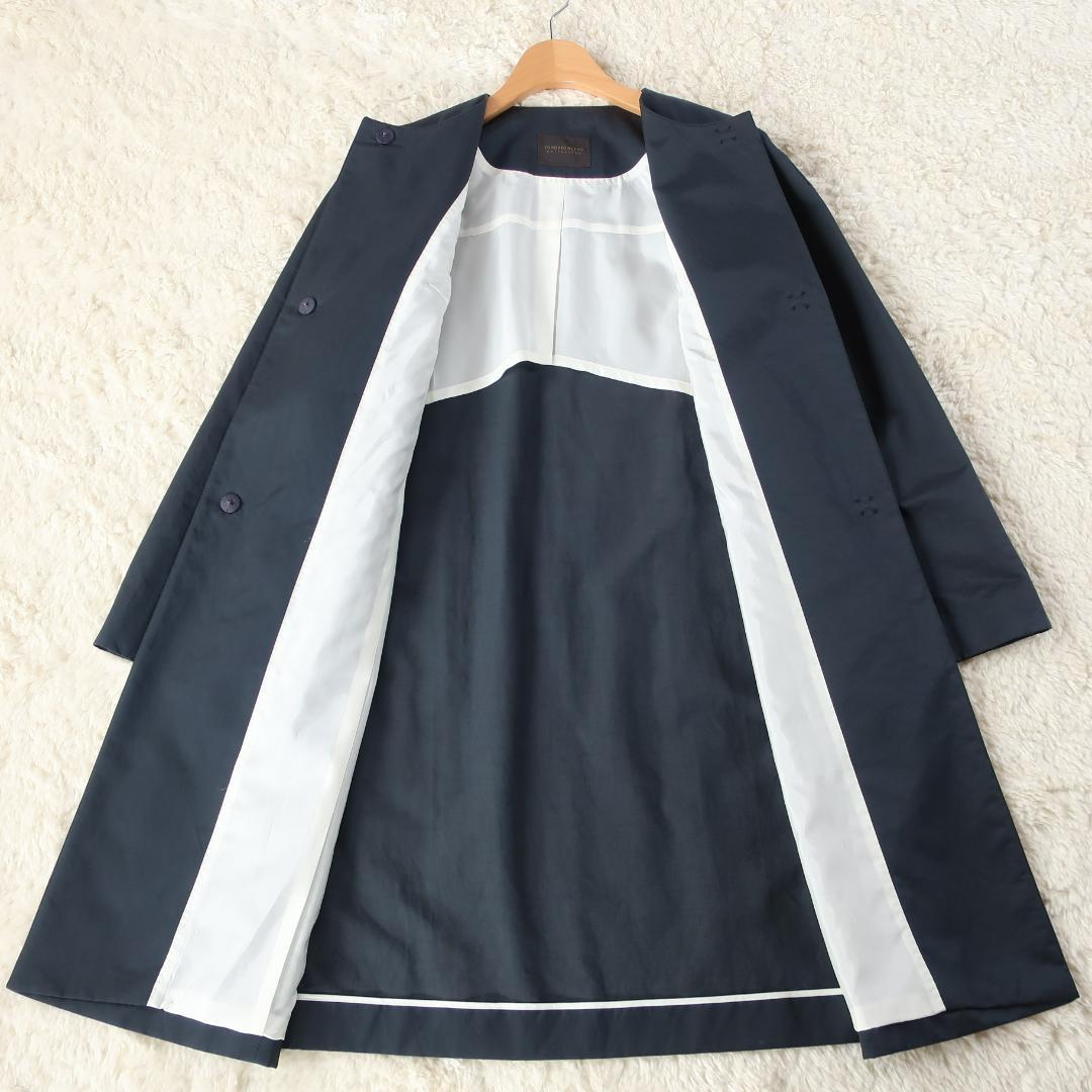 【待望★】 トゥモローランド☆スパークツイルノーカラーコート スプリング ジャケット・アウター