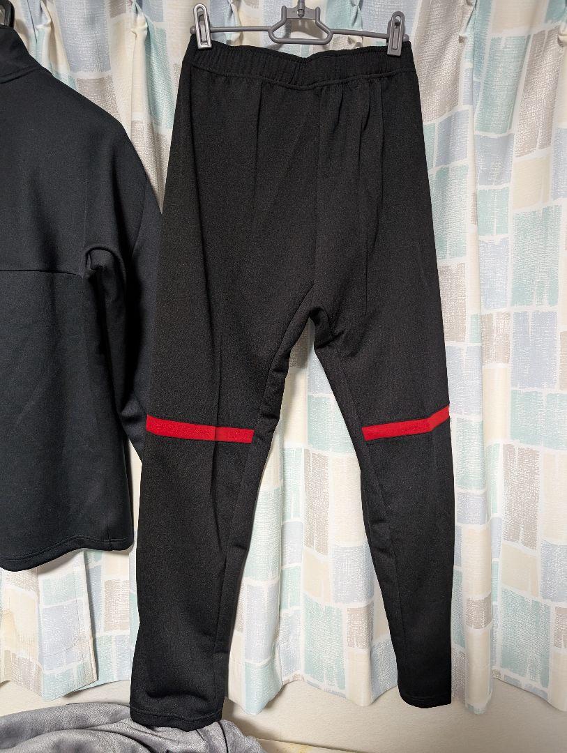 新品　Mizuno NXT トレーニングジャージ上下セット ブラック　Ｍ
