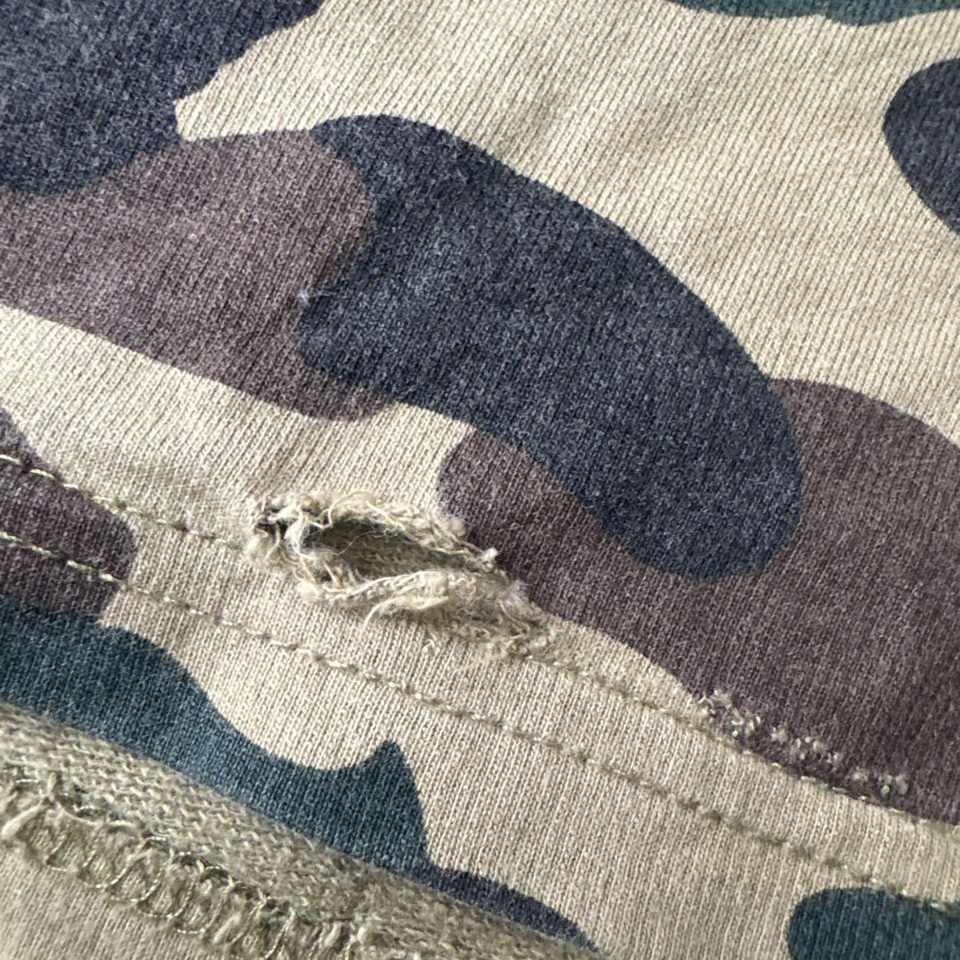 BAPE 迷彩シャークショートパンツ