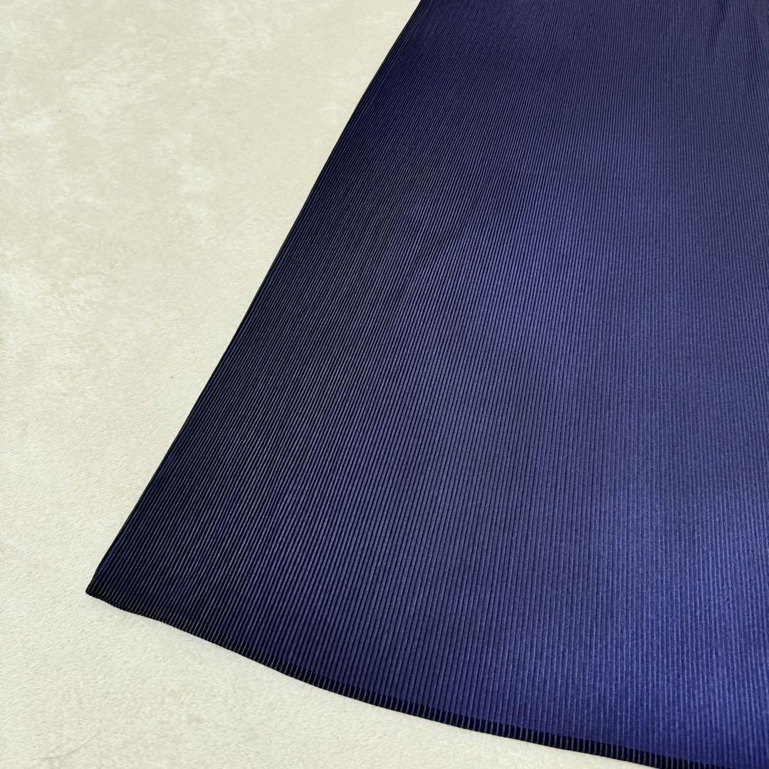 極美品✨ISSEY MIYAKE プリーツ　マキシ丈　はフレアスカート　パープル