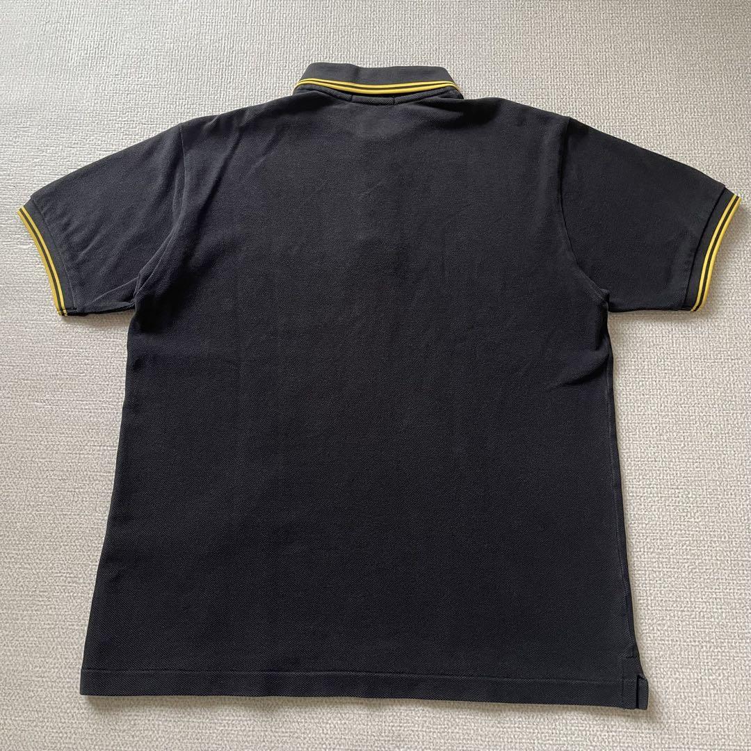【人気モデル】FRED PERRY ティップライン M12 Lサイズ 黒×黄色