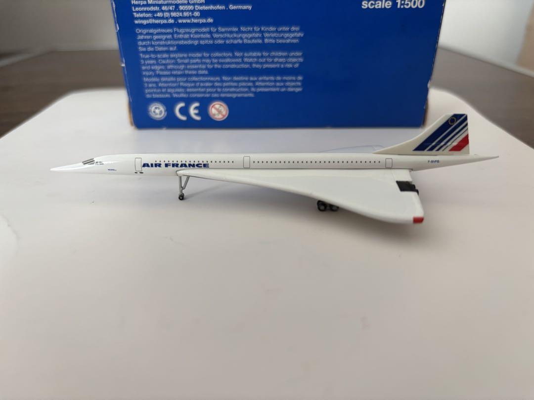 herpa wings 1/500 (ダイキャスト製) コンコルド エールフランス