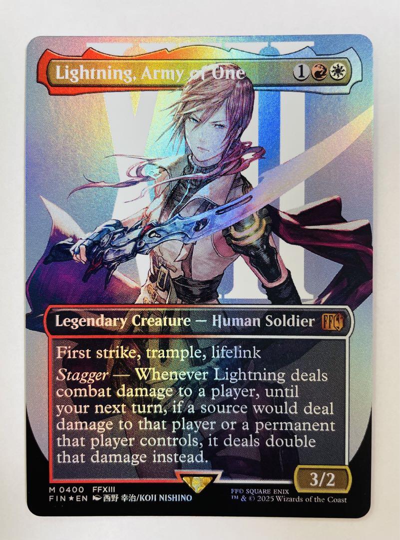 foil】シーンドライブ、ライトニング（英）mtg ファイナル