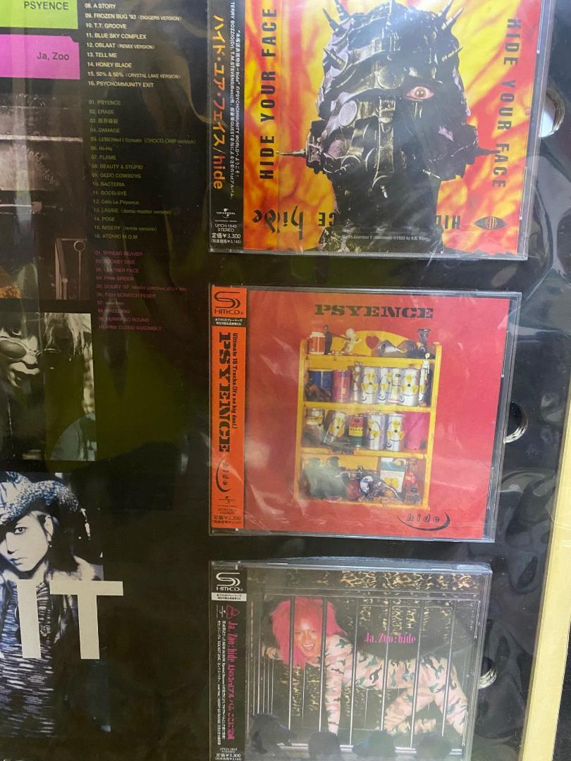 未開封 hide spirit 2012年発売 木枠 CD3枚入り 卍 hide spirit 2012年発売 木枠 CD3枚入り