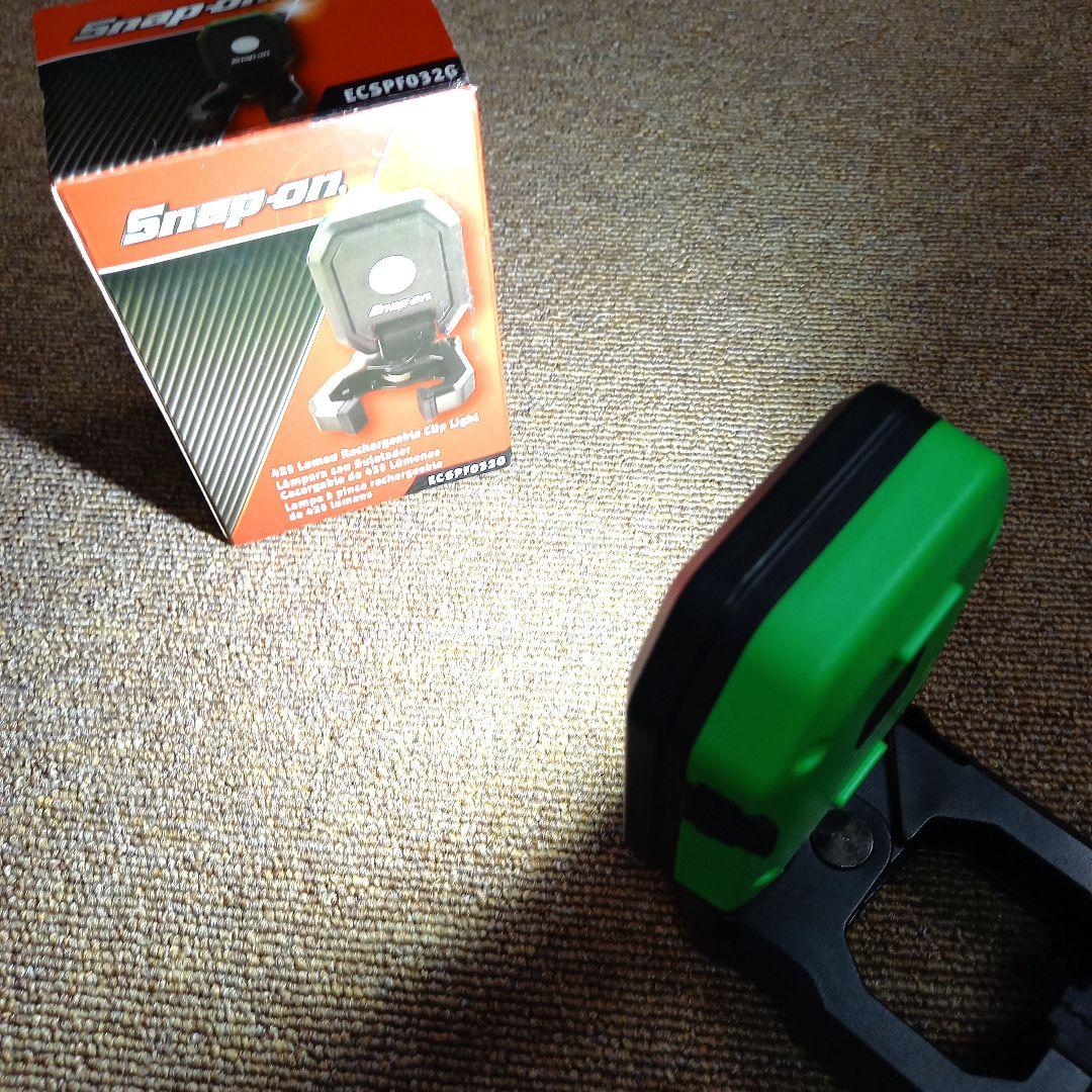 Snap-on スナップオン LED クリップ付ワークライト ECSPF032G