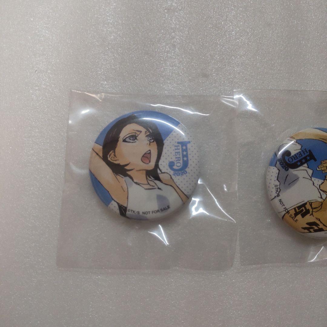 BLEACH　Jヒーロー　夏祭り　2020 缶バッジ　阿散井恋次　朽木ルキア