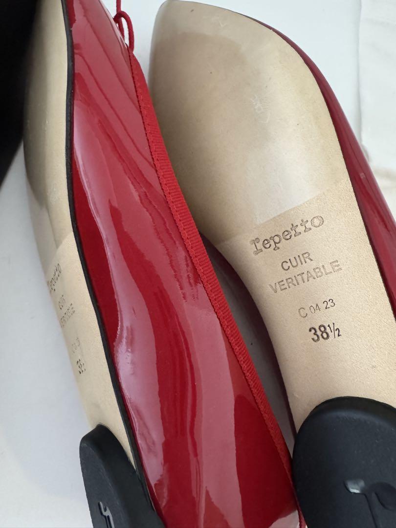 REPETTO BRIGITTE レペット　ブリジット　レッド　バレエシューズ