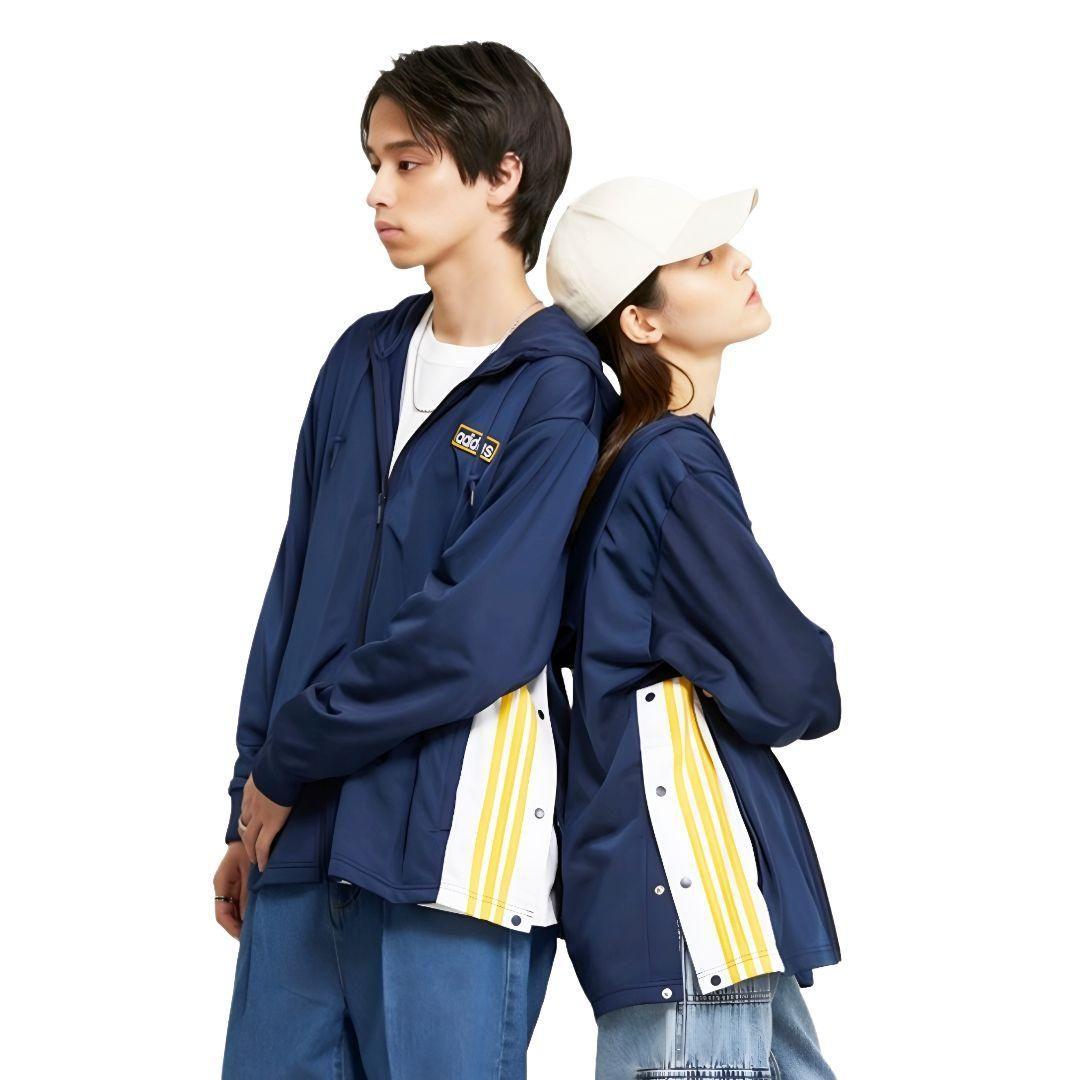 adidas★紺3XL★アディブレイクパーカー★トラックジャケット★男女兼用