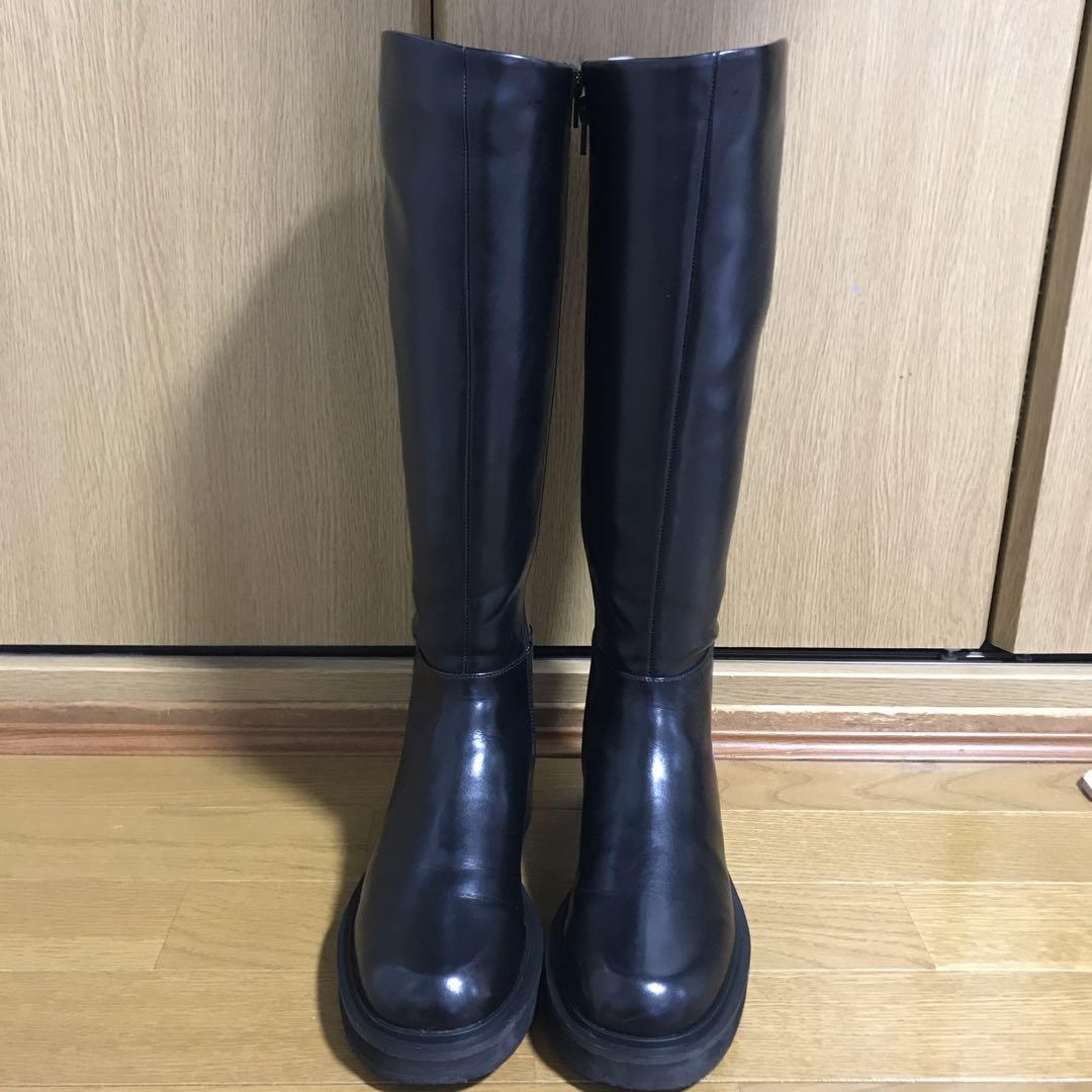 ルタロン　letalon ラウンドジョッキーブーツ　ブラック　L