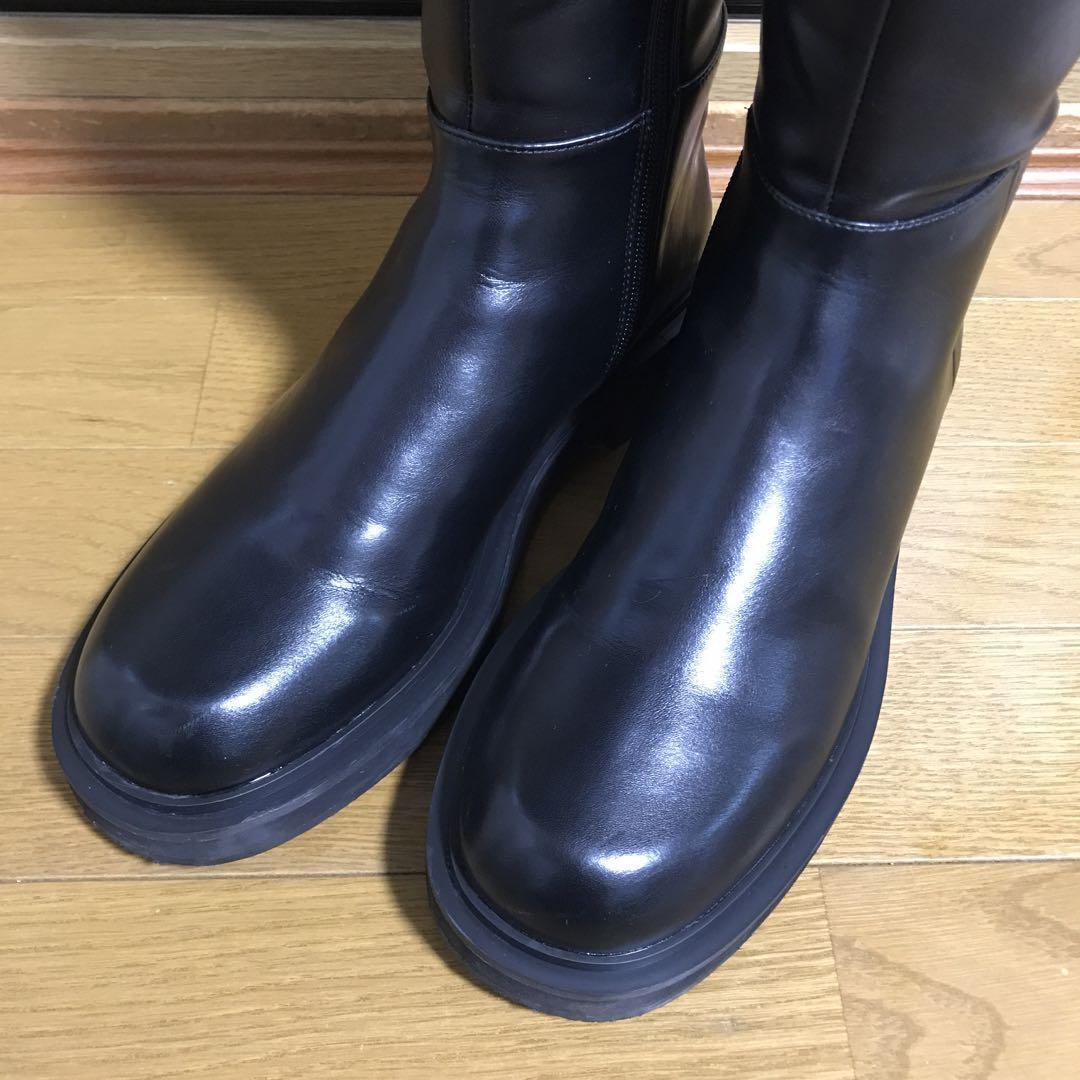 ルタロン　letalon ラウンドジョッキーブーツ　ブラック　L
