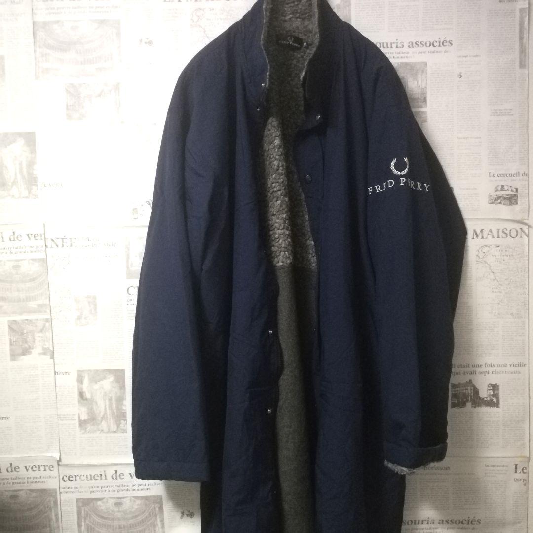 メルカリ 古着 Fred Perry ベンチコート フレッドペリー 刺繍ロゴ 月桂冠 モッズコート 6 100 中古や未使用のフリマ