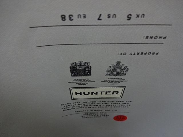 HUNTER ロゴ レインブーツ eiXkn-m53287024983 エクスプロ―テッド 爆買い格安