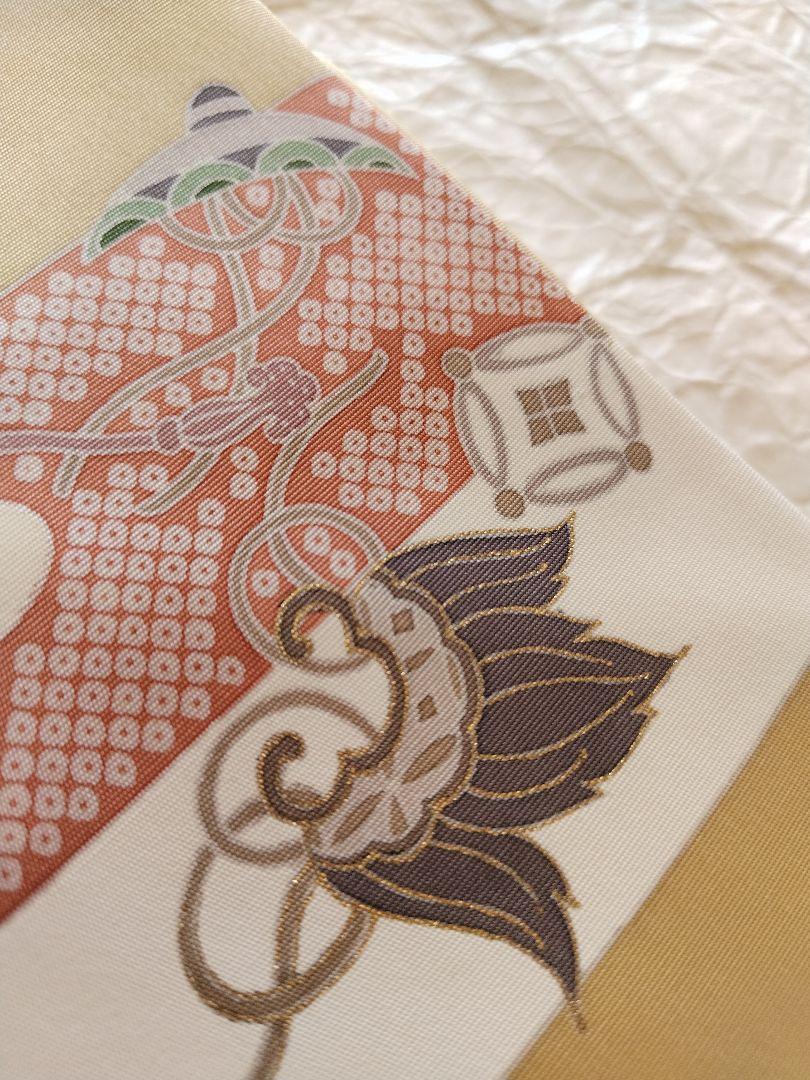 宝尽くし　五泉　九寸名古屋帯　未使用
