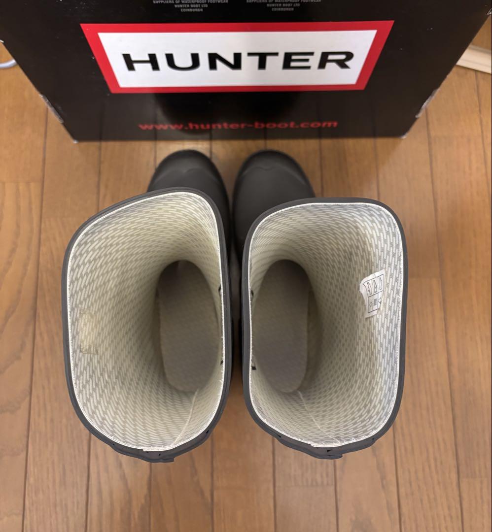 【再入荷】 レインブーツ HUNTER 24 インナーソックス付 チョコレートW23785 靴