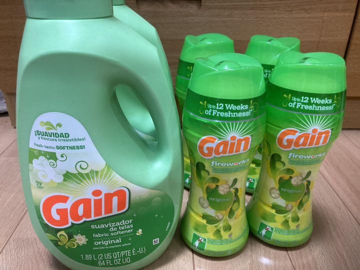 ゲイン gain ビーズ 柔軟剤 セット オリジナル コストコ ダウニー