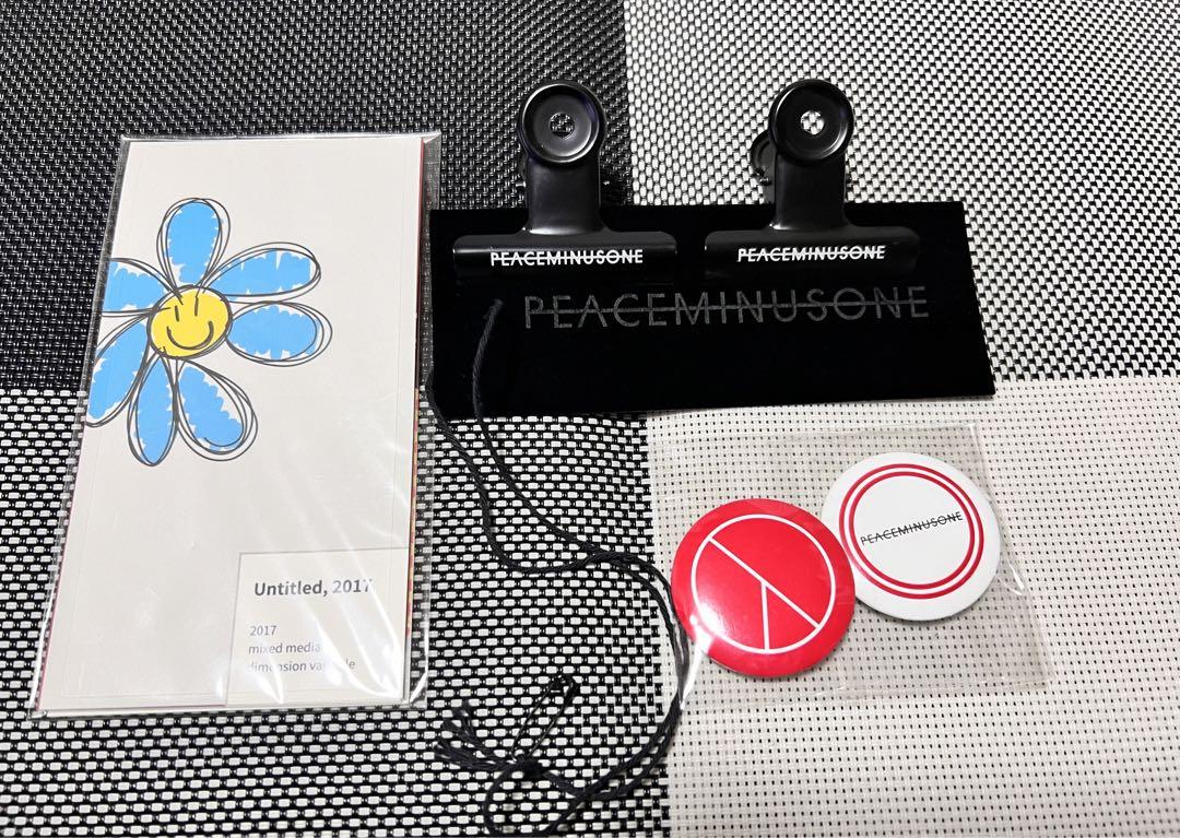 PEACEMINUSONE クリップ 缶バッジ ステッカー