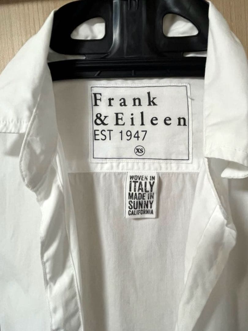 Frank & Eileen フランク&アイリーン ホワイト長袖シャツ XS