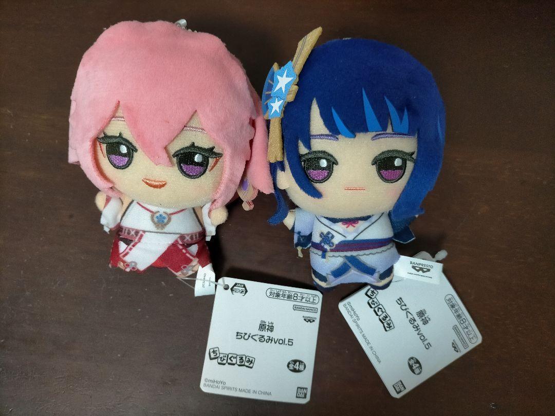 原神 雷電将軍 八重神子 ちびぐるみ ぬいぐるみ - メルカリ