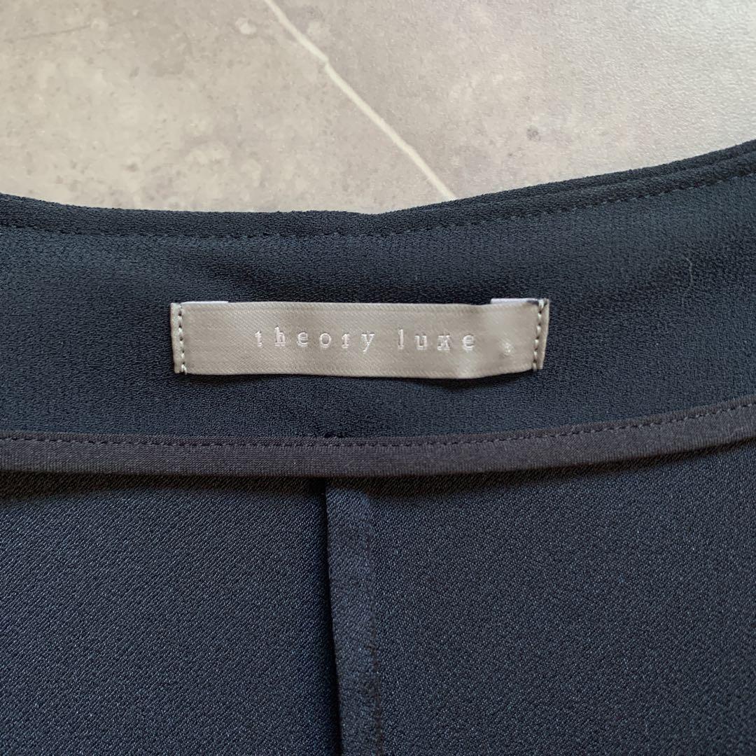 theory luxe Flow Gardiner ワンピース　ネイビー