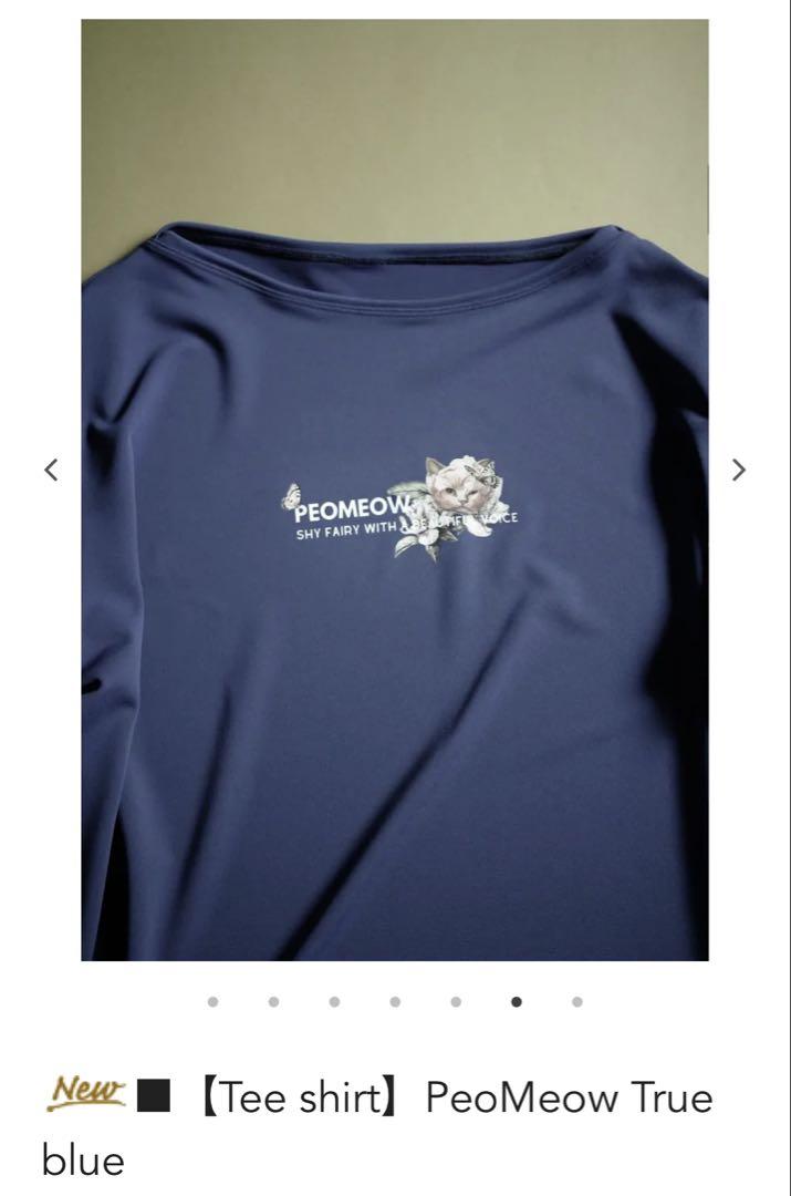 新品 PeoMeow True Blue Tシャツ unoa ウノア