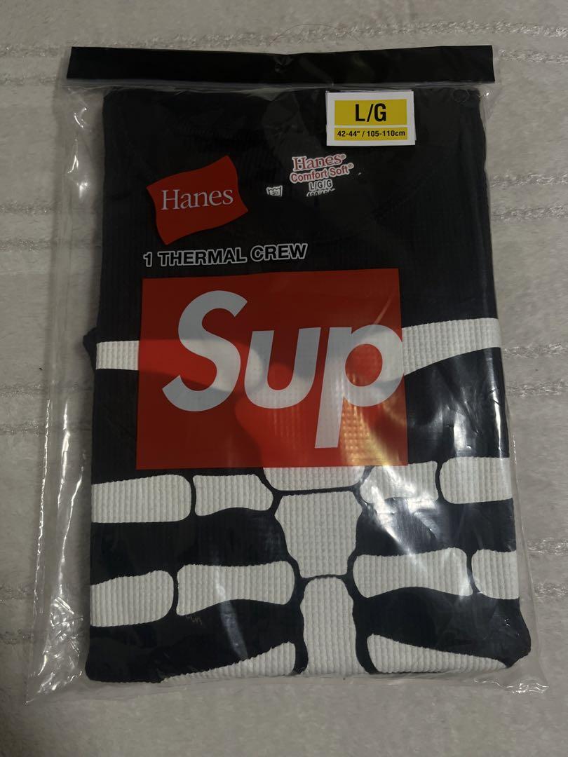 supreme Hanes Bones サーマル
